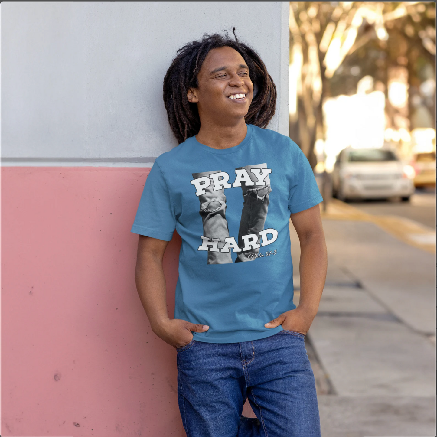 Pray Hard Tee - 7 Colors, 6 Sizes