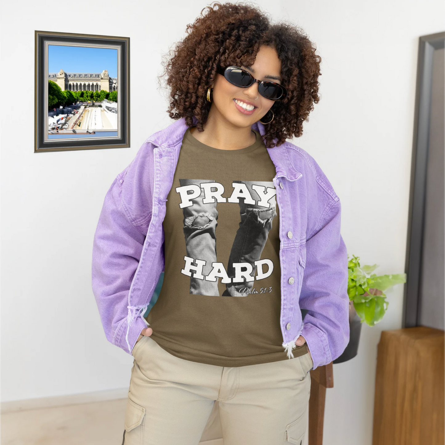 Pray Hard Tee - 7 Colors, 6 Sizes