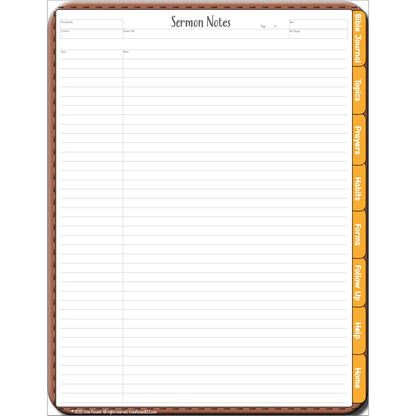 Bible Study Organizer Digital Download - Three Versions In One!