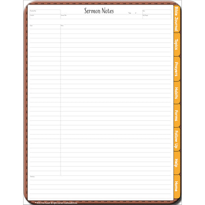 Bible Study Organizer Digital Download - Three Versions In One!