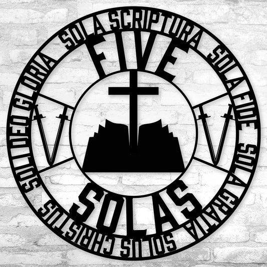 Five Solas Of The Reformation Sign