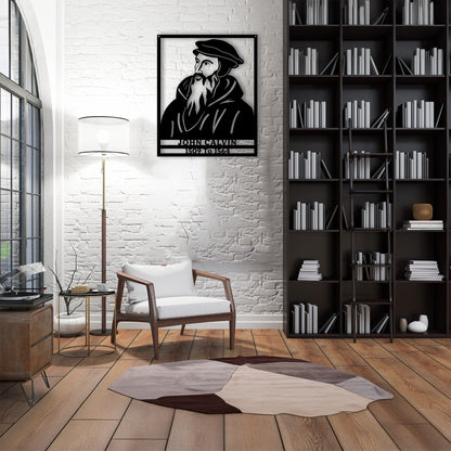 John Calvin Powder Coated Metal Sign - 5 Colors - 6 Sizes