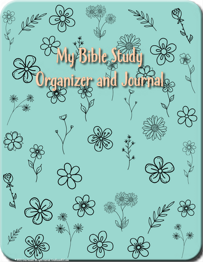 Bible Study Organizer Digital Download - Three Versions In One!