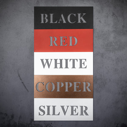 John Calvin Powder Coated Metal Sign - 5 Colors - 6 Sizes